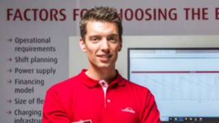 Christoph Englert, Product Manager Li-ION at Linde Material Handling Christoph Englert, Product Manager Li-ION at Linde Material Handling